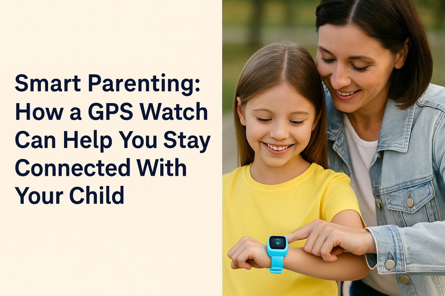 Smart Parenting: How a GPS Watch Can Help You Stay Connected With Your Child